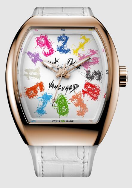 Franck Muller Vanguard Crazy Hours by Hom Nguyen V 45 CH HN COL DRM LTD (BC) Replica Watch